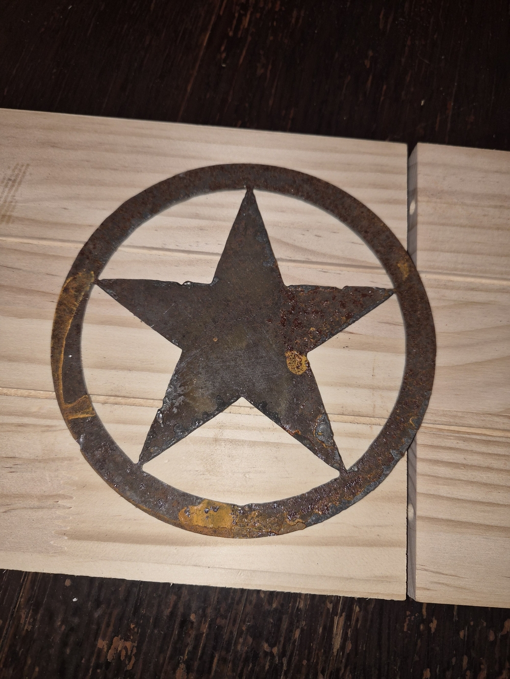 Set of 4 Rustic Metal Texas Lone Star Décor – 6-Inch Western Farmhouse